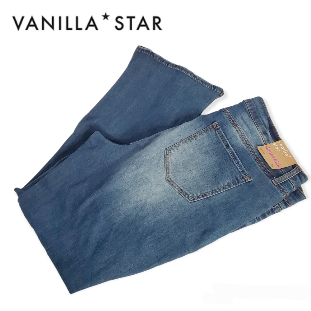 Vanilla Star Women's Skinny Kick Flared Jeans